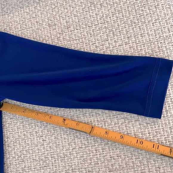 ADRIANNA PAPELL Royal Blue Twist Side Gathered Dress - Picture 10 of 13